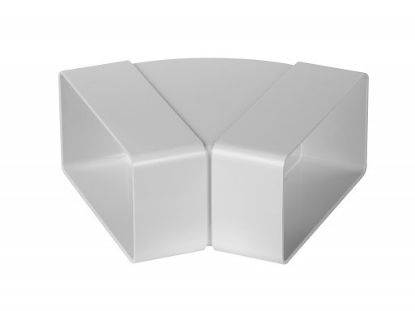 Image de 'Coude plat PVC 45° 55*110'