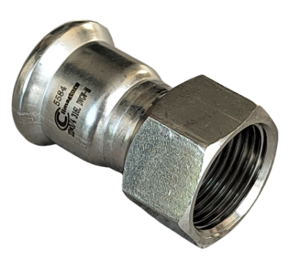 Image de 'Manchon mixte Inox 316 - D54 X 1"1/2F'