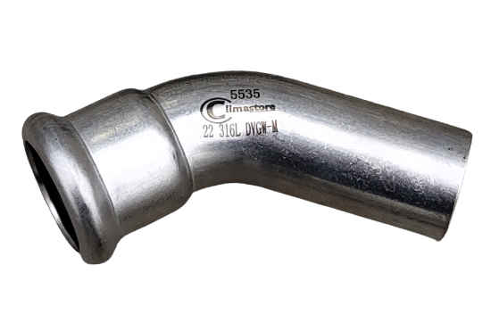 Image de 'Coude 45 MF Inox 316L - D15'