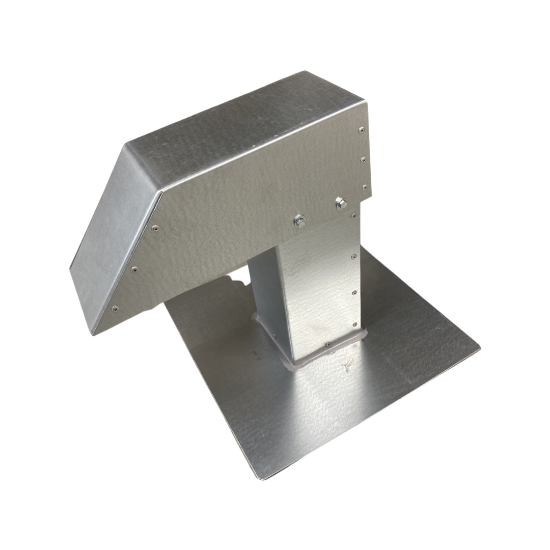 Image de 'Sortie toiture aluminium 125 x 125 H=275'