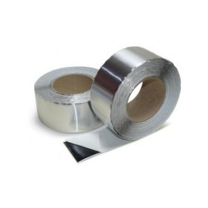 Image de 'Bande rétractable à froid 50 mm x 15 m - finition aluminium'
