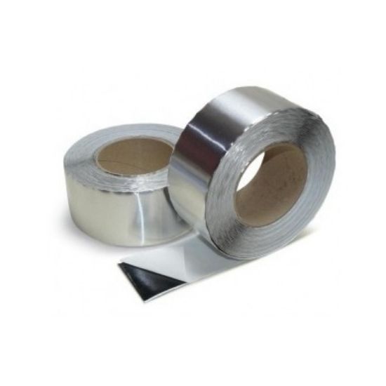 Image de 'Bande rétractable à froid 50 mm x 15 m - finition aluminium'