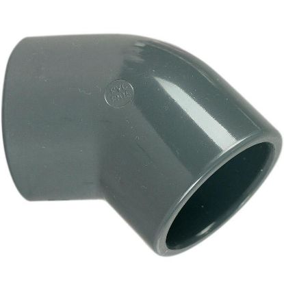 Image de 'Coude 45 PVC 50 pression'