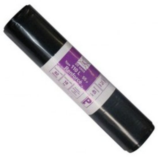 Image de 'Sac poubelle pour chantier - 160 litres - 10u'