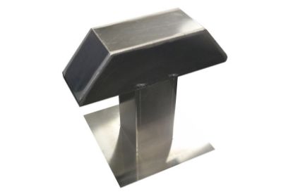 Image de 'Sortie toiture Aluminium 200 x 200 double'