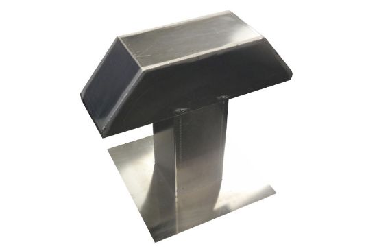 Image de 'Sortie toiture Aluminium 200 x 200 double'