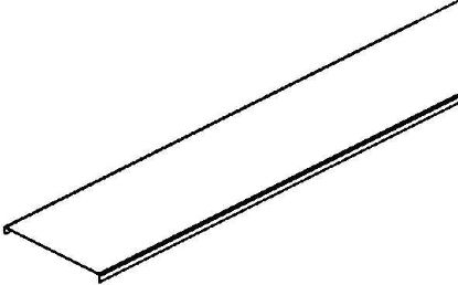 Image de 'CDC - Couvercle 100mm - 2m - Noir 9011 MAT'