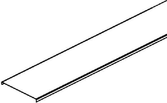 Image de 'CDC - Couvercle 100mm - 2m - Noir 9011 MAT'