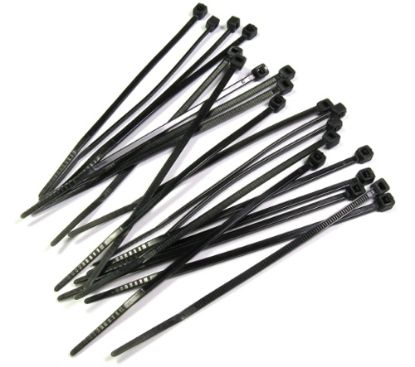 Image de 'Colson noir 365 x 7,8 mm - 100u'