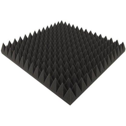 Image de 'Tapis d'isolation acoustique en pyramide - 1000x2000 - Ep40mm'