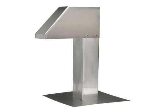 Image de 'Sortie toiture Aluminium 125 x 125 H=600'