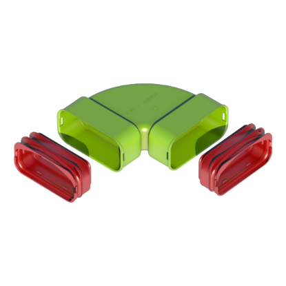 Image de 'Coude horizontal 60x130'