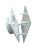 Image de 'Panneau décoratif plat - blanc D100'