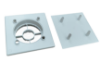 Image de 'Panneau décoratif plat - blanc D100'
