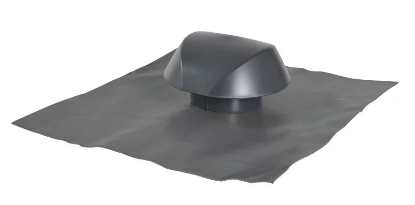 Image de 'Sortie toiture PVC Nicoll D100 - Anthracite'