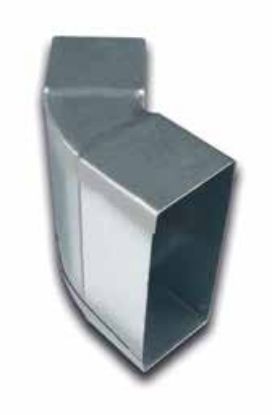 Image de 'Coude 45° vertical 80x200'