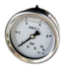 Image de 'Manomètre inox 304 - 0-10 bars - 1/4"M Dos'