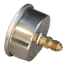 Image de 'Manomètre inox 304 - 0-10 bars - 1/4"M Dos'