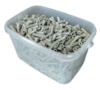 Image de 'Cheville avec collerette - 8x40mm - Boite XL 1300u'