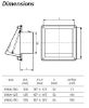 Image de 'Bouche de surpression en inox D150'