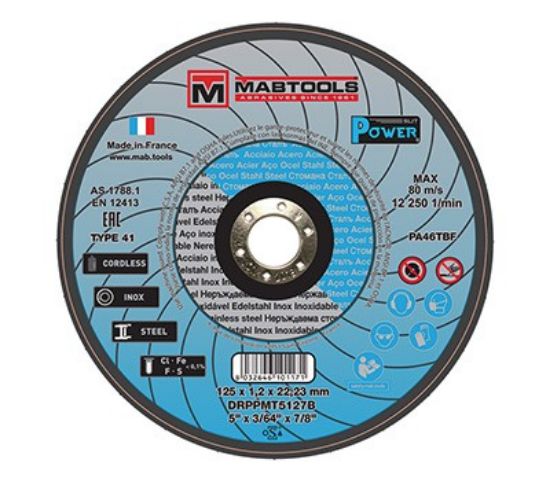 Image de 'Disque meuleuse/disqueuse 125x1,0mm - Haute qualité'