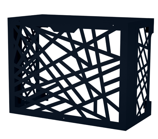 Image de 'Protection galva DIAMANTE 9005 - 1050xH950x650'