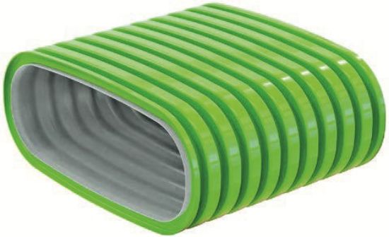 Image de 'Gaine semi-circulaire 52x117 - 50 mètres Aldes Optiflex'