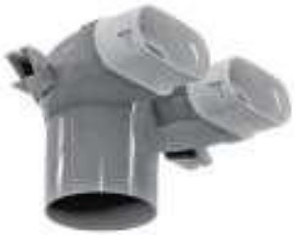 Image de 'Manchette coudée D125 Optiflex'