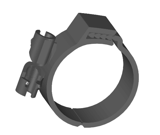 Image de 'Collier tige filetée M8 - 25mm - 1u'