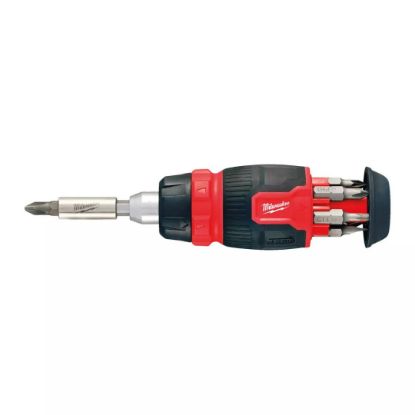Image de 'Tournevis à cliquet compact 8 en 1'