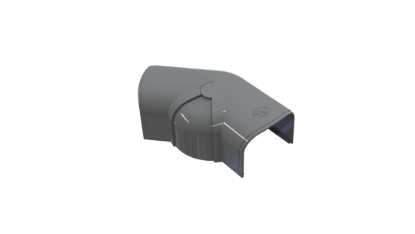 Image de 'Coude plat règlable Optima Gris 7016 - 75'