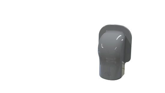 Image de 'Cache mural Optima Gris 7016 - 75'
